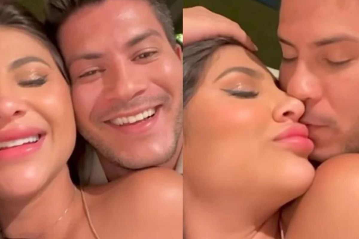 ARTHUR AGUIAR REATA ROMANCE COM ESPOSA QUE ESTÁ GRÁVIDA DE 36 SEMANAS